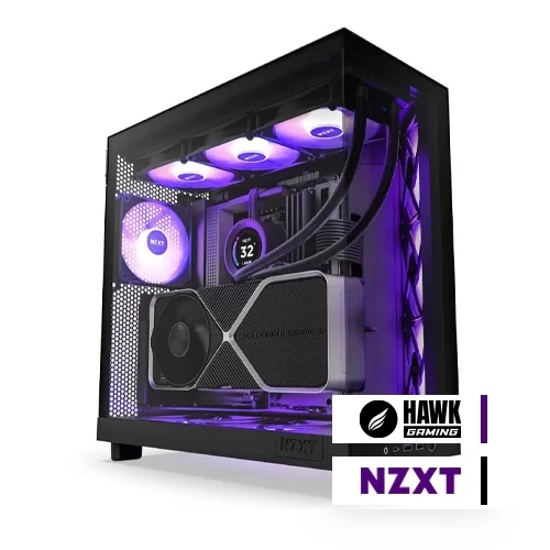 NZXT Series /Amd Ryzen 5 7600/Inno3D GeForce RTX 4070 Super Twin 12GB/32GB DDR5/1TB NVME M.2 SSD