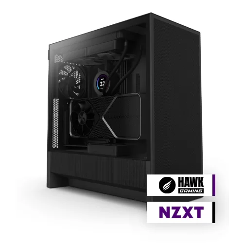 NZXT Series /Amd Ryzen 5 8400F/Palit GeForce RTX 4060ti JetStream 16GB/16GB DDR5/512GB NVME M.2 SSD