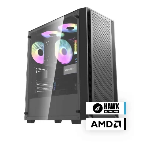 Runner Series v2/Amd Ryzen 5 5600x/Palit GeForce RTX 4070 Twin 8GB/16GB DDR4/500GB NVME M.2 SSD/Geforce RTX Gaming