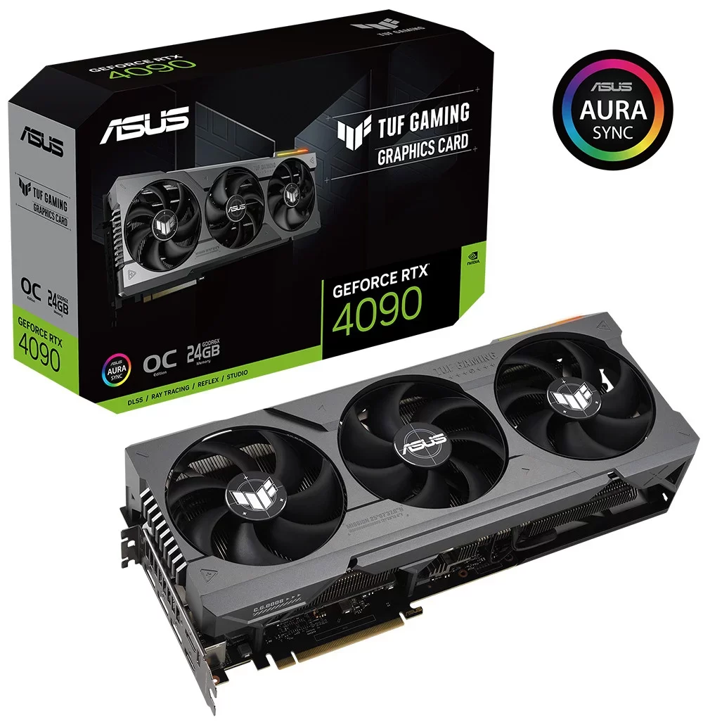 Asus TUF Gaming GeForce RTX 4090 OC 24GB GDDR6X 384Bit DX12 DLSS 3 Gaming Ekran Kartı