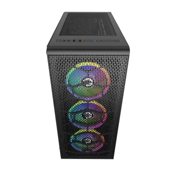 GamePower Horizon Gaming MESH Panel 550W 80+ Bronze Dahili PSU 4*120mm RGB Fan RGB Kontrolcü ve Uzaktan Kumanda