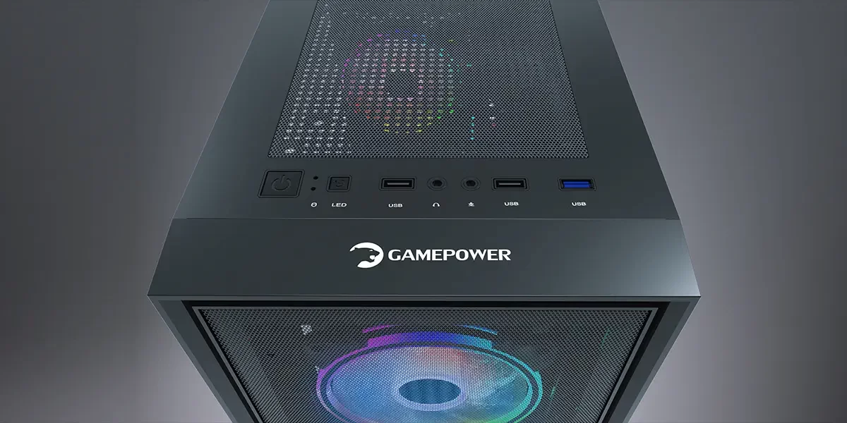 GamePower Manta 4*120mm A-Rgb Fan +80 Gold 700W Full Modüler Power Supply Gaming Kasa 