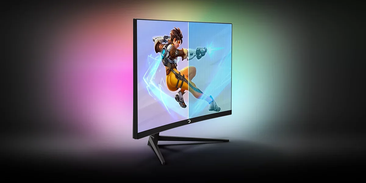 GamePower Vivid F10 24″ Curved RGB 100Hz 1ms FHD Va Panel 2x2W Speaker Gaming Monitör (Sıfır Ölü Piksel Garantili)