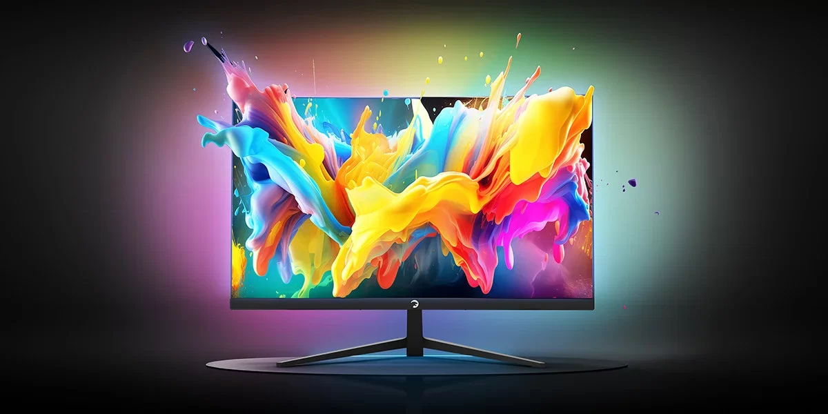 GamePower Vivid T40 24″ Curved RGB 180Hz 0.5ms FHD Va Panel 2x2W Speaker Gaming Monitör (Sıfır Ölü Piksel Garantili)