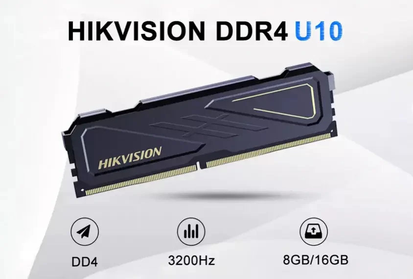 Hikvision U10 HKED4081CAA2F0ZB2 8GB 3200MHz DDR4 Gaming Ram