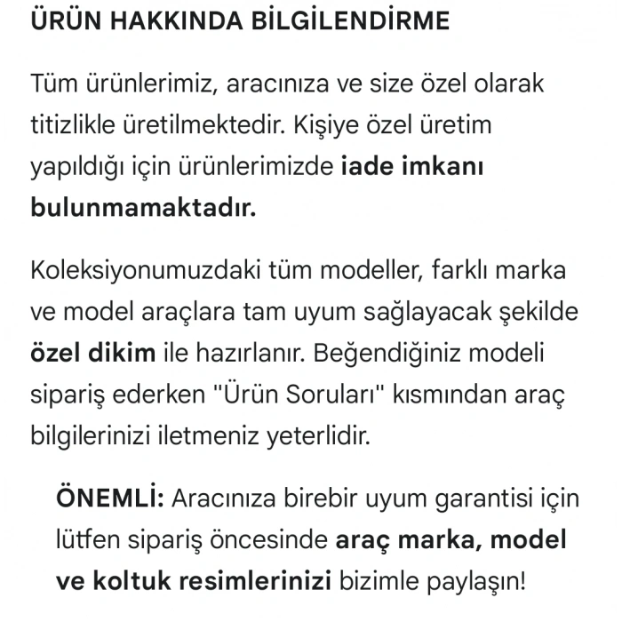 RENAULT BOREAL 2026 - ÖZEL DİKİM - OTO KOLTUK KILIFI