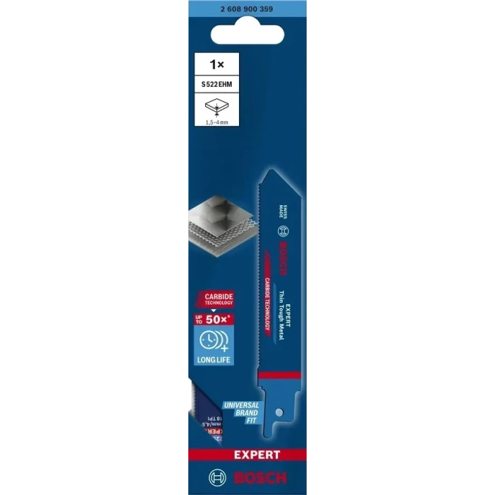 Bosch EXPERT Panter Testere ThinToughMetal S522EHM 1li