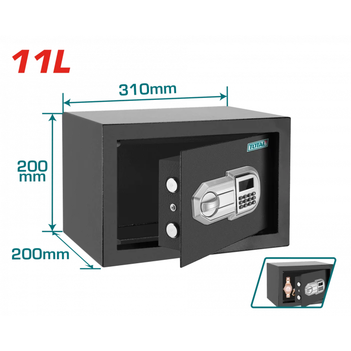 ELEKTRONİK ŞİFRELİ PARA KASASI 11L