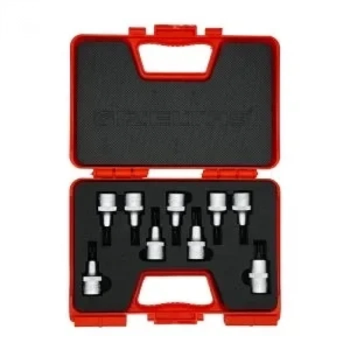 İzeltaş 1113 00 6009 1/2 Lokmalı Star (Torx®) Uç Takımı 9 Parça