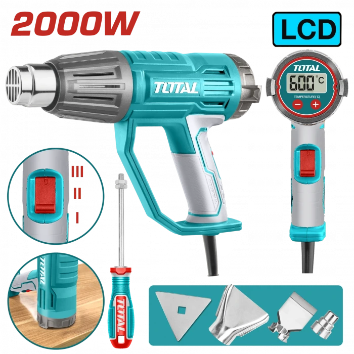 LED GÖSTERGELİ SICAK HAVA TABANCASI