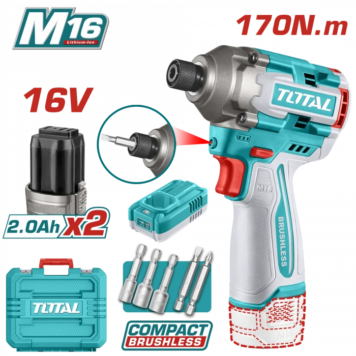 LI-ION AKÜLÜ DARBELİ VİDALAMA 16V