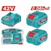 42V 2.0AH LI-ION AKÜ VE ŞARJ ALETİ SETİ