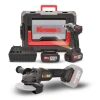 CAT DXKR1SET DX3130B + KUB30.2 18Volt 4.0Ah. Çift Akülü Şarjlı Kömürsüz Profesyonel Ortak Akülü Kombo Set