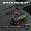 Lokithor J3250PRO 12V 3250Amp LiFePO4 Akıllı Akü Takviye + Powerbank + Led Lamba