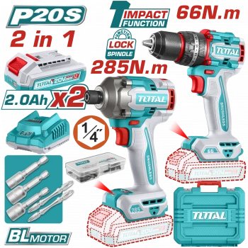 2 Lİ AVANTAJ SET - TIDLI206681 DARBELİ MATKAP, TIRLI2028E DARBELİ VİDALAMA