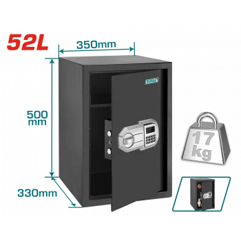 ELEKTRONİK ŞİFRELİ PARA KASASI 52L