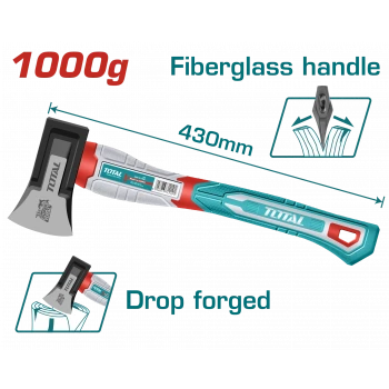 FİBERGLAS SAPLI YARMA BALTA 1000 G