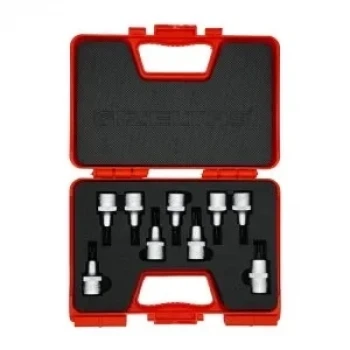 İzeltaş 1113 00 6009 1/2 Lokmalı Star (Torx®) Uç Takımı 9 Parça