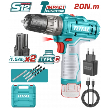 LI-ION  12V AKÜLÜ DARBELİ VİDALAMA