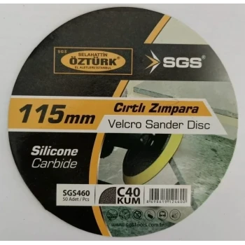 SGS CIRTLI ZIMPARA 115MM SC 40 KUM SGS460 -10 ADET
