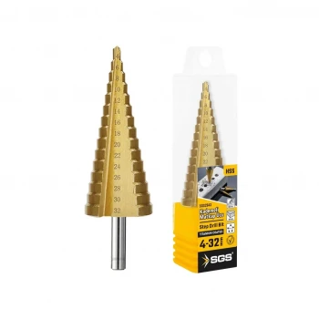 SGS HSS KADEMELİ MATKAP UCU 4-32 MM SGS2843