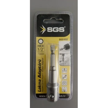SGS LOKMA ADAPTÖRÜ 1/2 73MM (HEX PLUS) SGS1832