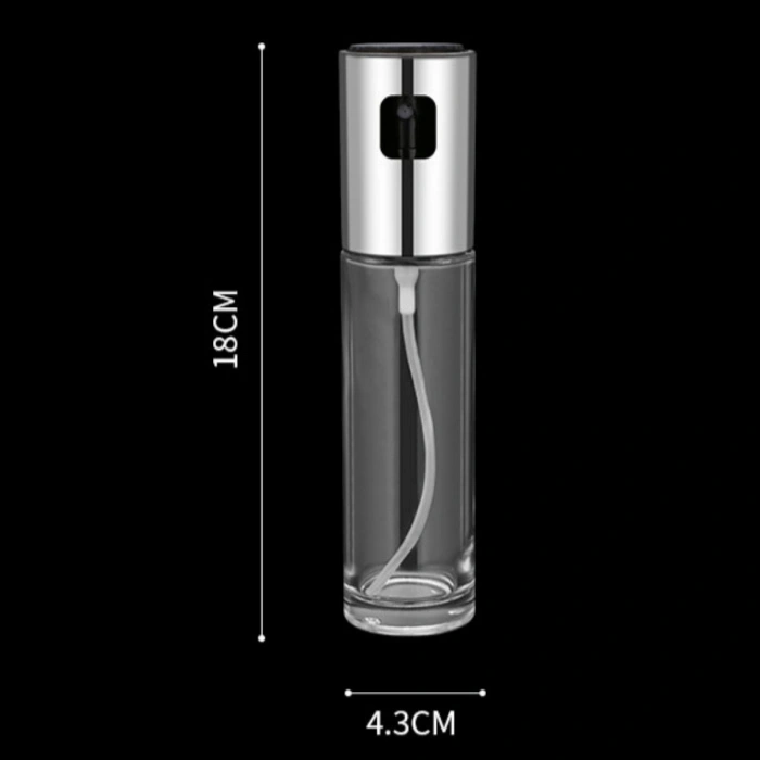 100ml Kapasiteli Şeffaf Spreyli Yağdanlık Sosluk Yağ Püskürtücü Yağ Şişesi