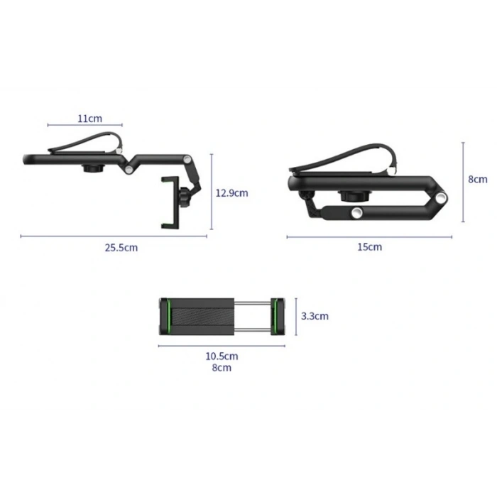 1080° Dönebilen Çok Fonksiyonlu Telefon Tutucu Cm-103
