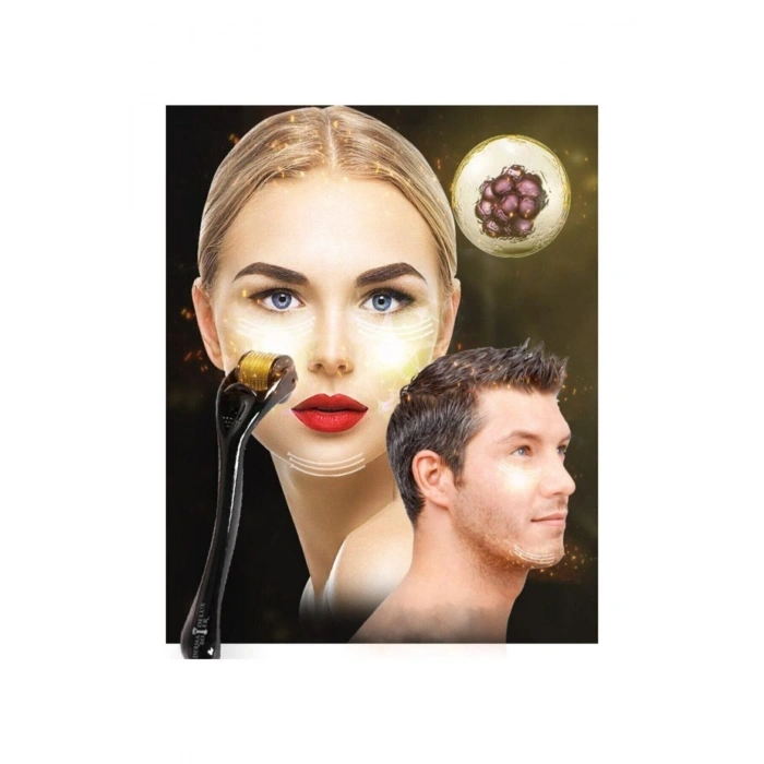 Bade Tatlar Derma Roller System 540 Iğne 1 Mm 1. Kalite Masaj Aleti Belgeli Dermoroller