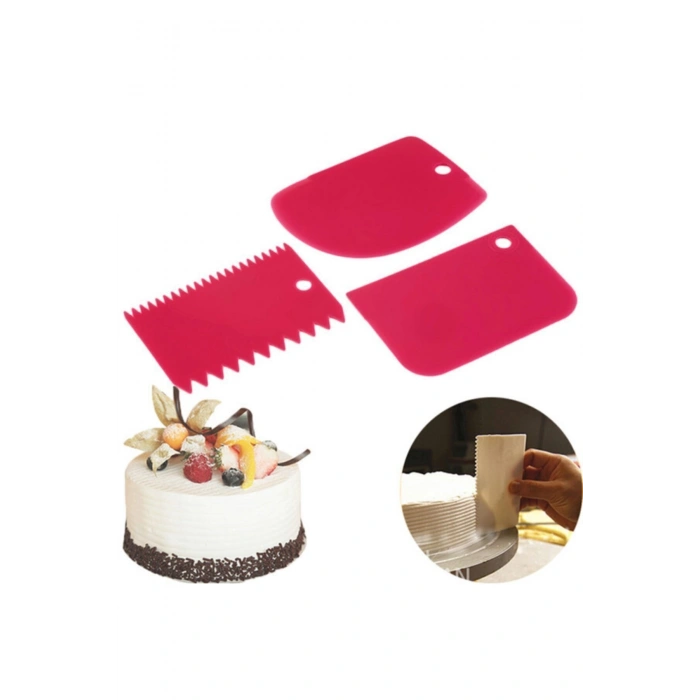 Pasta Hamur Düzeltici Kesici / Kazıyıcı Dekoratif Set 26326s Belirtilmemiş CN