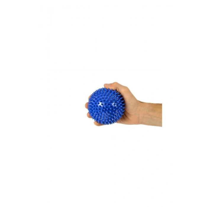 Mavi Dikenli El Egzersiz Masaj Topu 10 cm