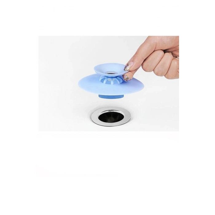 Lavabo Tıpası Ve Süzgeç Silikon Lavabo Süzgeci Tıkanma Önleyici