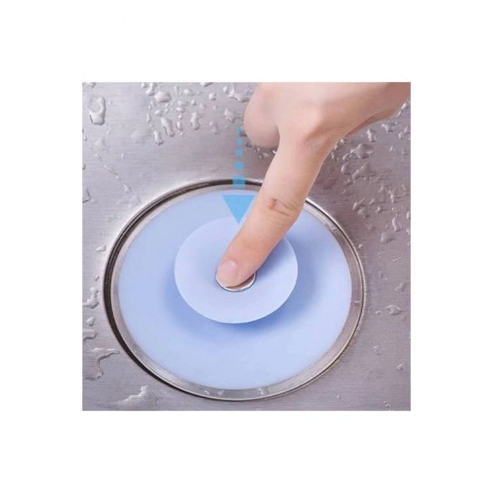 Lavabo Tıpası Ve Süzgeç Silikon Lavabo Süzgeci Tıkanma Önleyici