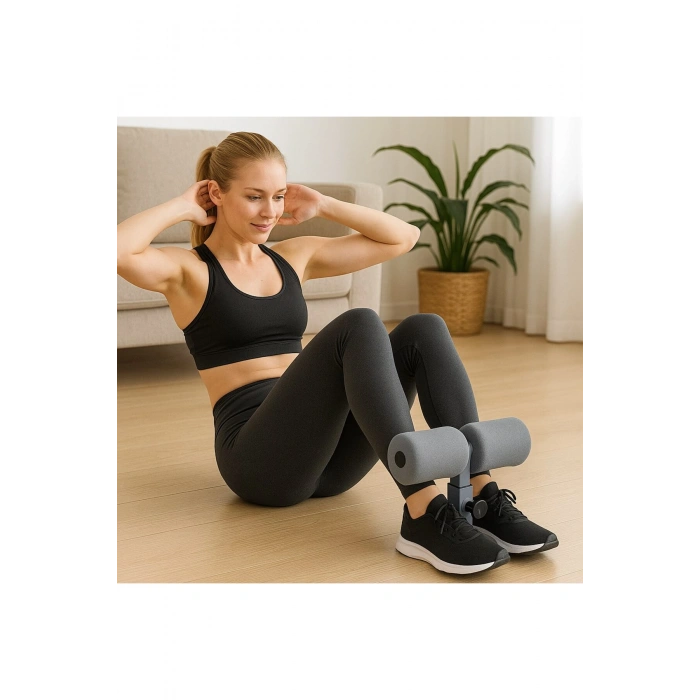Vantuzlu Mekik Çekme Spor Aleti Karın Egzersizi Evde Spor Egzersiz