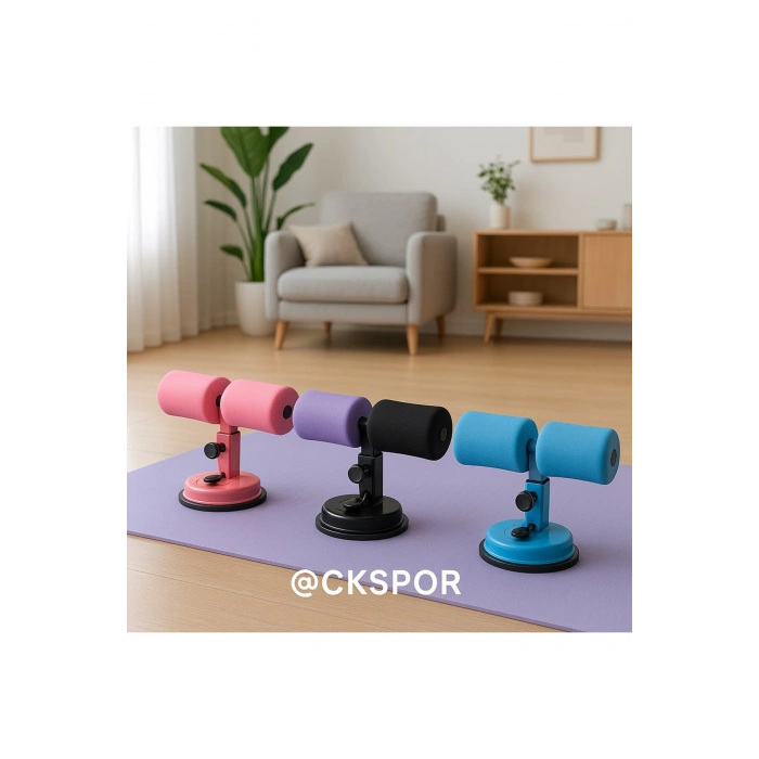 Vantuzlu Mekik Çekme Spor Aleti Karın Egzersizi Evde Spor Egzersiz