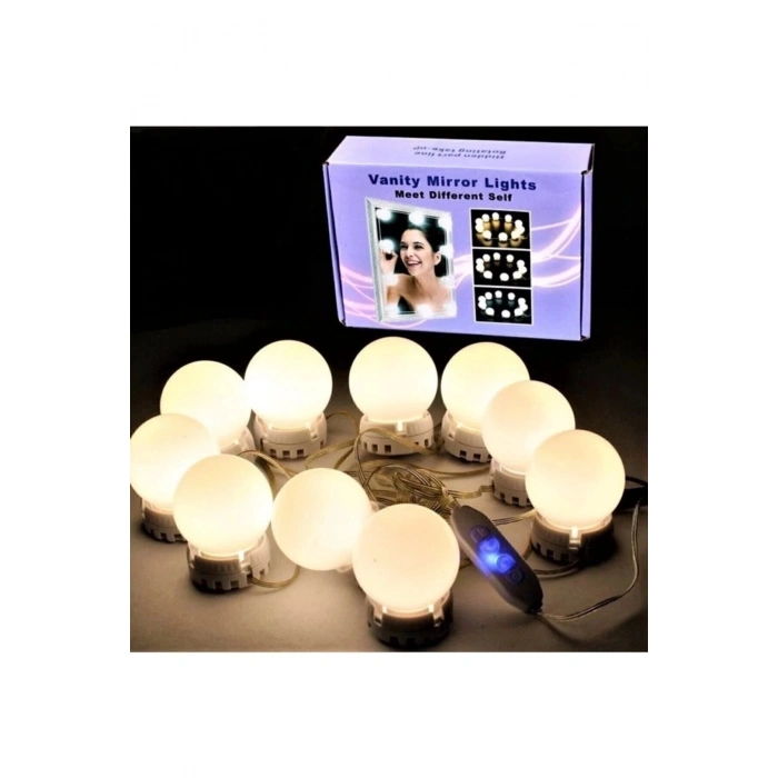 Hollywood Tarzı Lamba Makyaj Masası Banyo Aynası Aydınlatma Glrshop