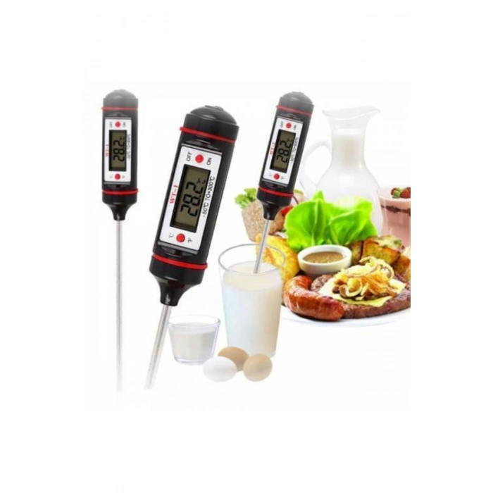 Dijital Isı Ölçer Termometre Et,yemek ,sıvı Ölçer