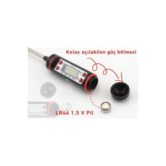 Tp-101 Sıvı Çubuk Termometre Gıda Yiyecek Içecek Sıcaklık Ölçer