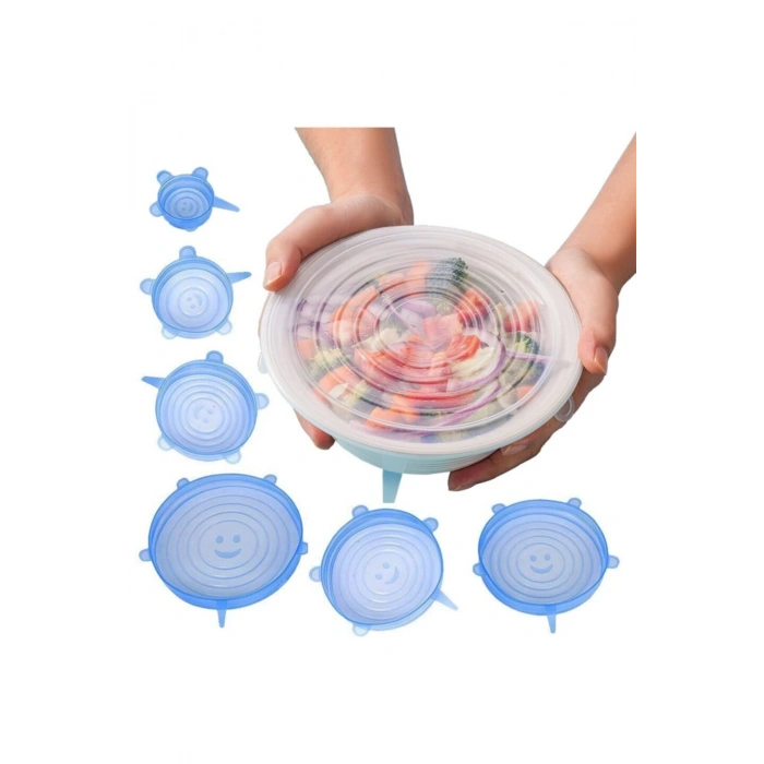 Silikon Streç Kapağı 6lı