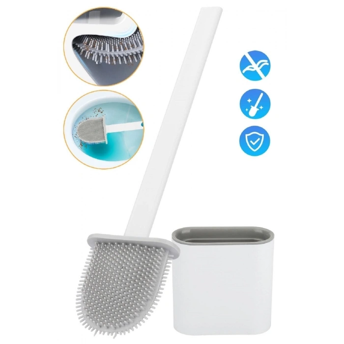 Silikon Banyo Klozet Fırça Seti