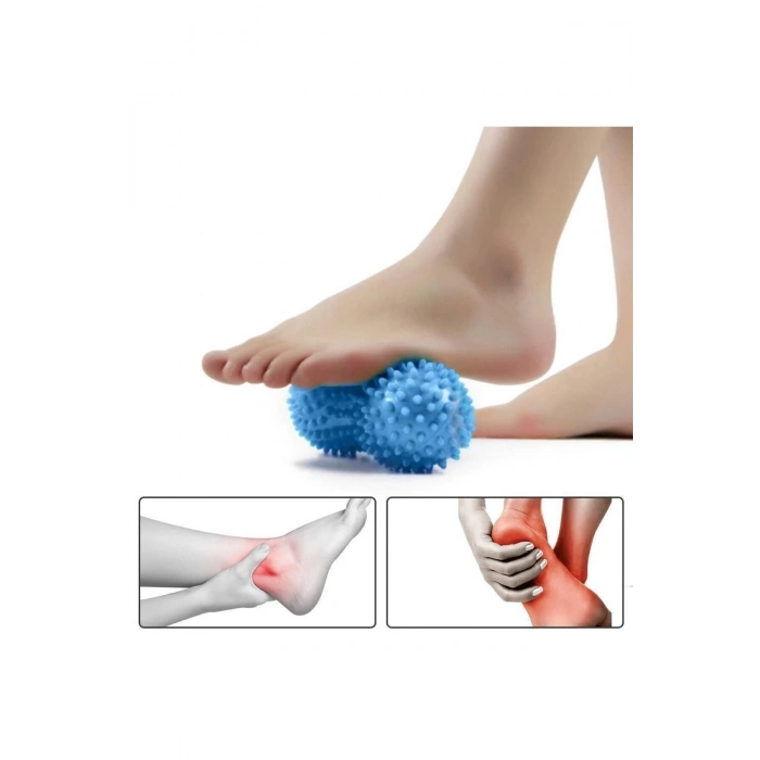 Topuk Dikeni Duyu Egzersizi Ayak Masaj Topu Aleti Plantar Fasiit