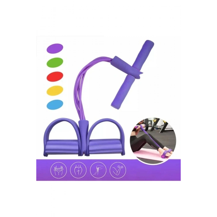 Body Trimmer Mekik Çekme Aleti Evde Spor Lastikli Egzersiz Lastiği