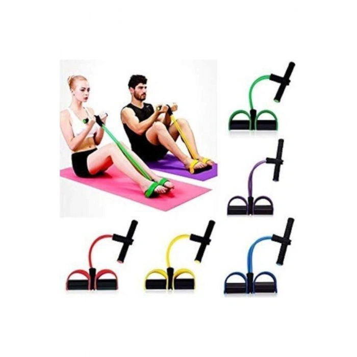 Body Trimmer Mekik Çekme Aleti Evde Spor Lastikli Egzersiz Lastiği