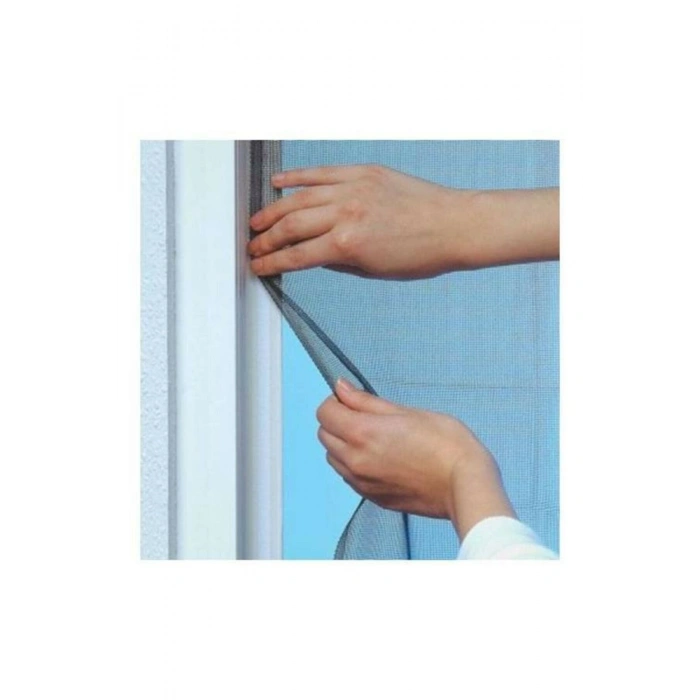 Sineklik Ayarlanabilir Yapışkanlı Pencere Cam Sineklik 70x125 Cm