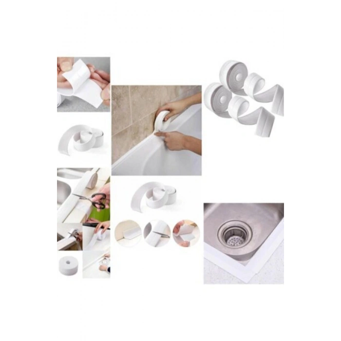 Su Sızdırmaz Bant Mutfak Banyo Duvar Küvet Lavabo Kenar Bandı Ev Iş Ofis Sızdırmazlık Bantı