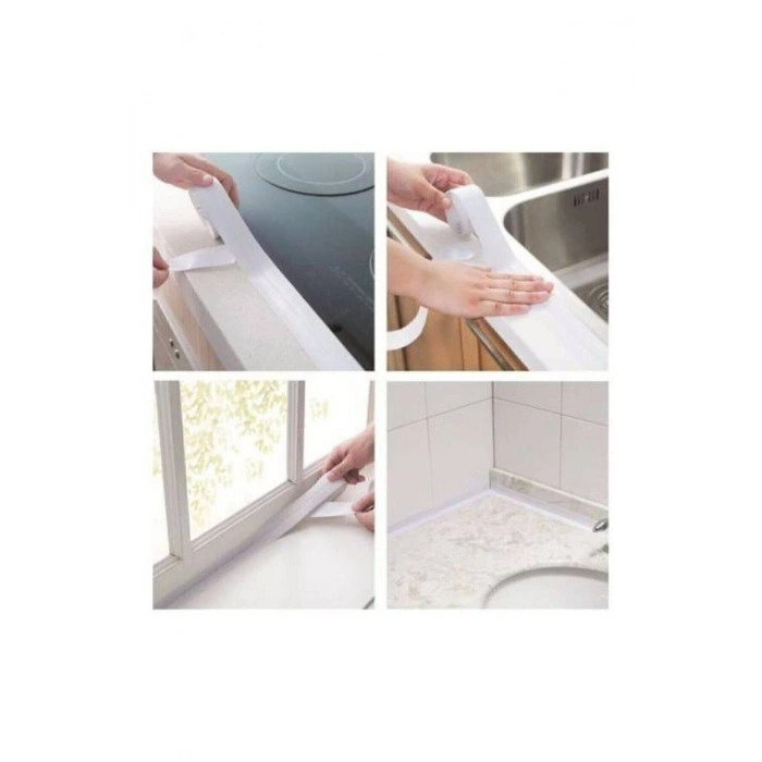Su Sızdırmaz Bant Mutfak Banyo Duvar Küvet Lavabo Kenar Bandı Ev Iş Ofis Sızdırmazlık Bantı