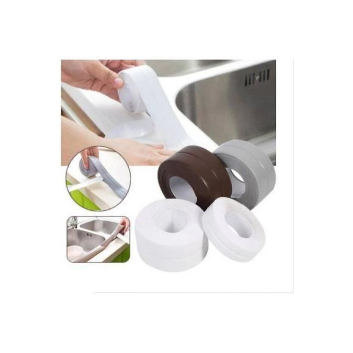 3.2 M Banyo Küvet Mutfak Lavabo Beyaz Su Sızdırmaz Bant Su Geçirmez Kenar Bandı Sızdırmazlık Tamir