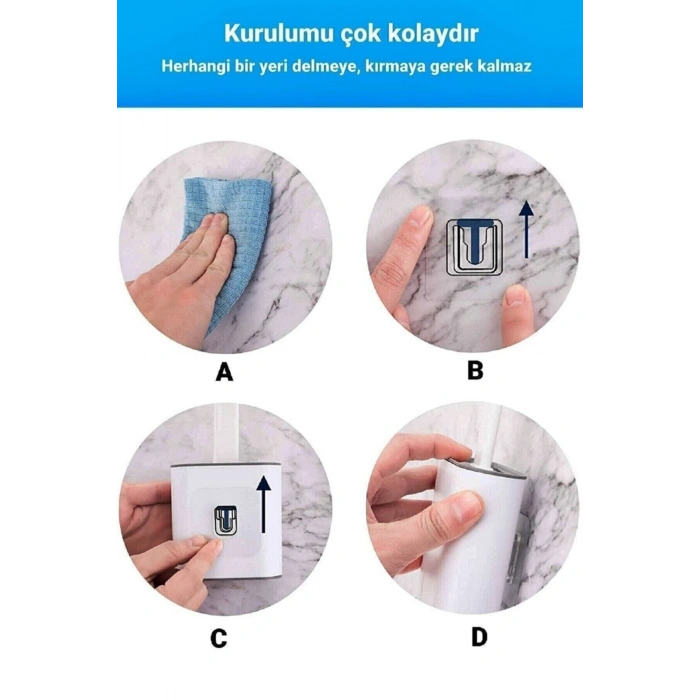 Plüton Design Tuvalet Fırçası Beyaz Klozet Fırçası Esnek Bükülebilir Silikon Küvet Temizleme Fırça