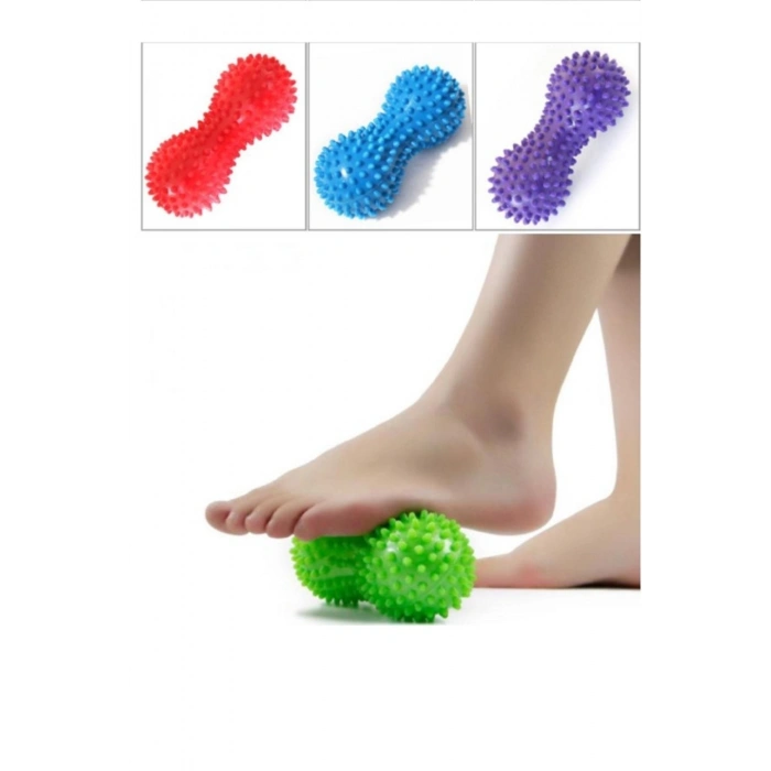 Dikenli Ayak Boyun Masaj Topu Vücut El Duyu Egzersiz Masaj Topu