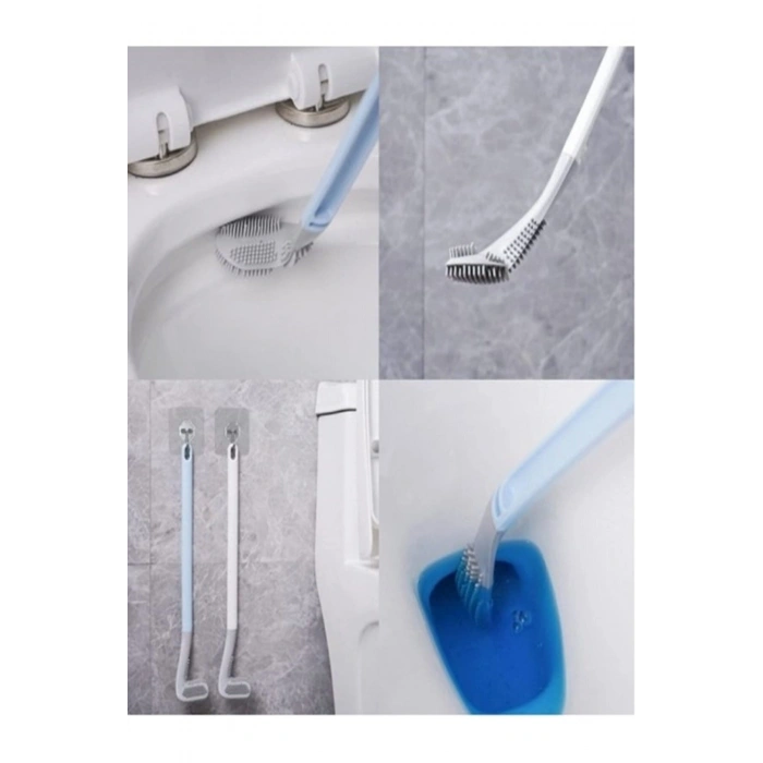 Ergonomik Tasarımlı Silikon Tuvalet Fırçası